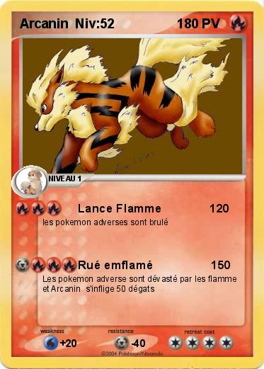 Pokemon Arcanin  Niv:52                 1