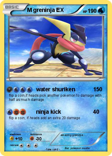 Pokemon M greninja EX