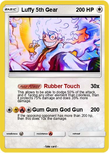 Pokemon Luffy 5th Gear