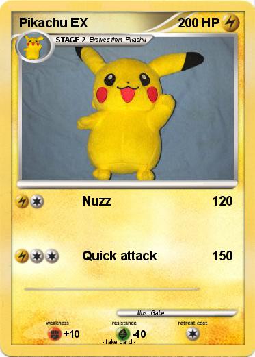 Pokemon Pikachu EX