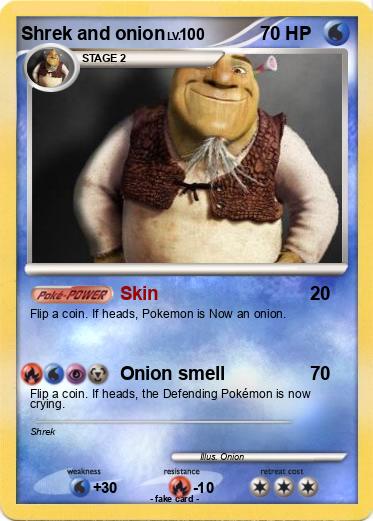 Pokemon Shrek and onion