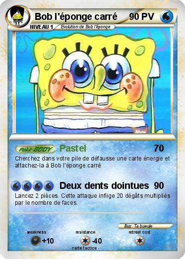 Pokemon Bob l'éponge carré