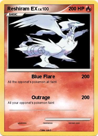 Pokemon Reshiram EX