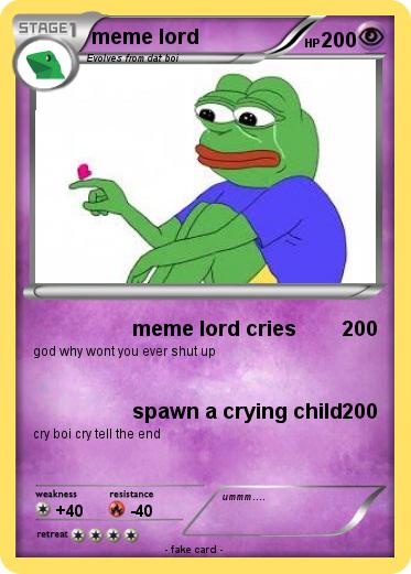 Pokemon meme lord
