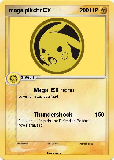 Pokemon maga pikchr EX