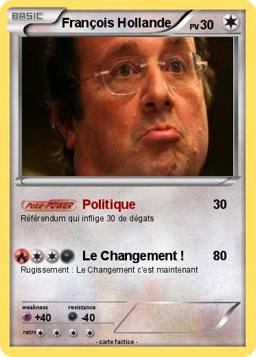 Pokemon François Hollande