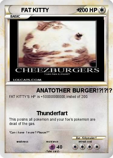 Pokemon FAT KITTY                  +