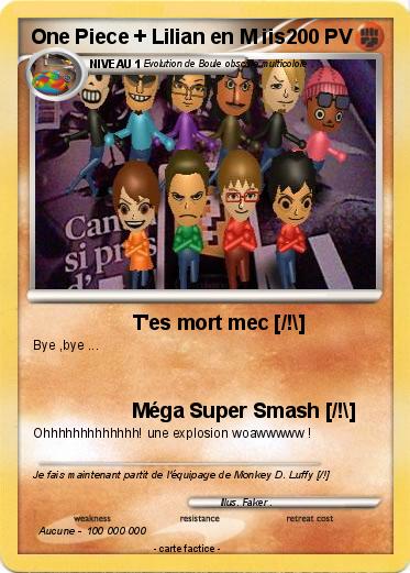 Pokemon One Piece + Lilian en M iis