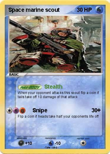 Pokemon Space marine scout