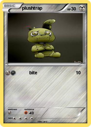 Pokemon plushtrap