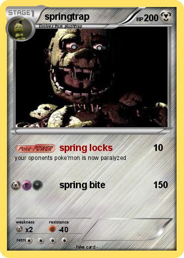 Pokemon springtrap