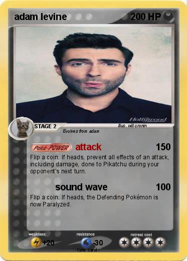 Pokemon adam levine