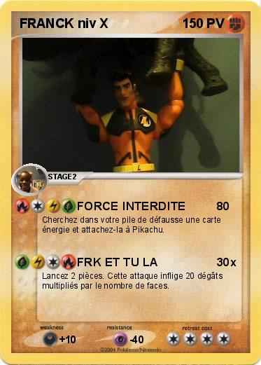 Pokemon FRANCK niv X