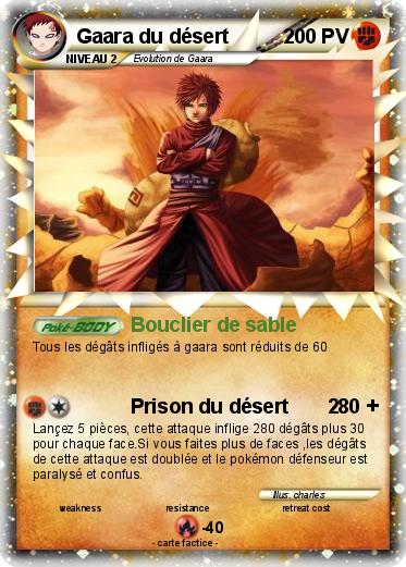 Pokemon Gaara du désert