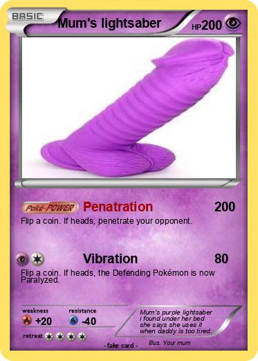 Pokemon Mum's lightsaber