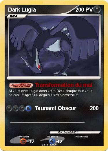 Pokemon Dark Lugia