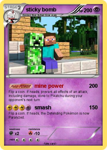 Pokemon sticky bomb