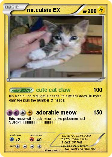 Pokemon mr.cutsie EX