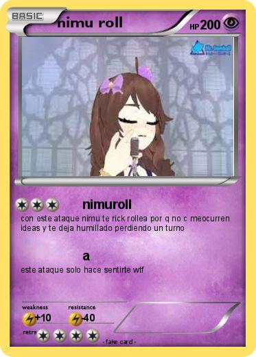 Pokemon nimu roll