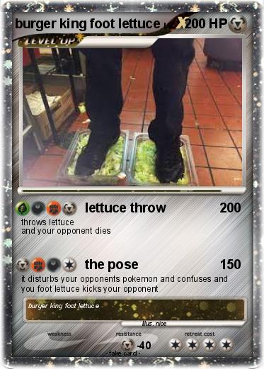Pokemon burger king foot lettuce