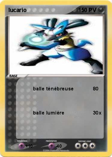 Pokemon lucario