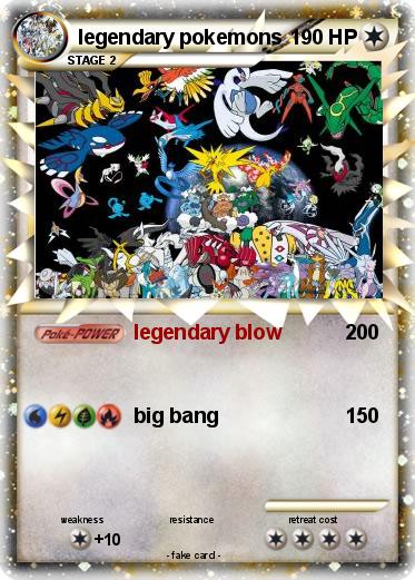 Pokemon legendary pokemons