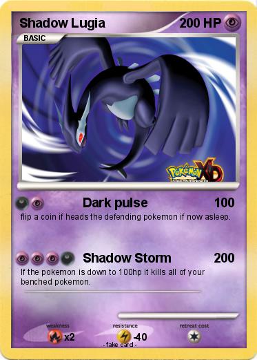 Pokemon Shadow Lugia