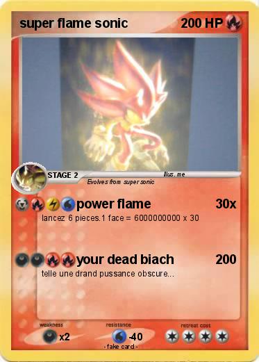 Pokemon super flame sonic