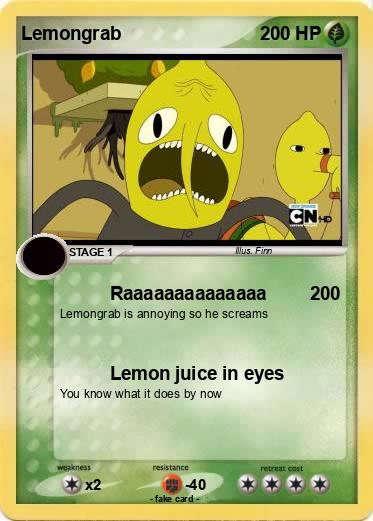 Pokemon Lemongrab