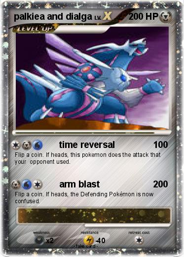Pokemon palkiea and dialga