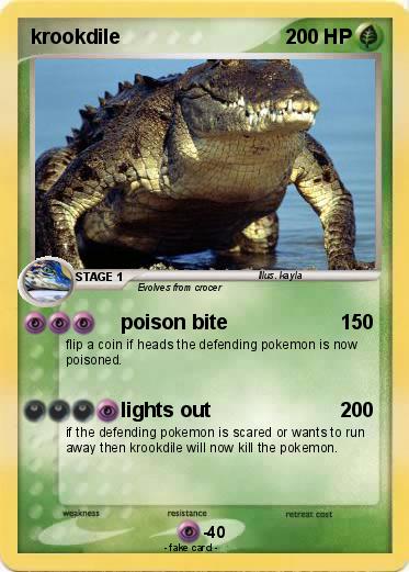 Pokemon krookdile