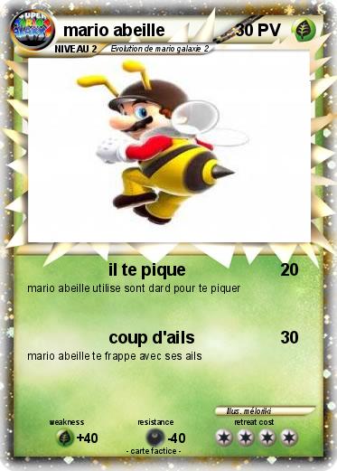 Pokemon mario abeille