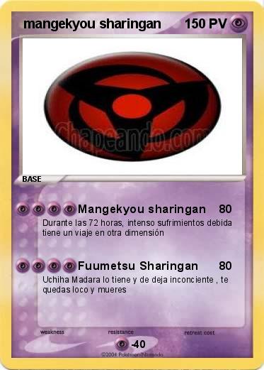 Pokemon  mangekyou sharingan