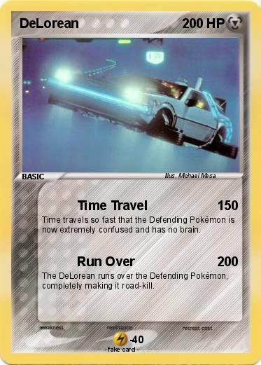 Pokemon DeLorean