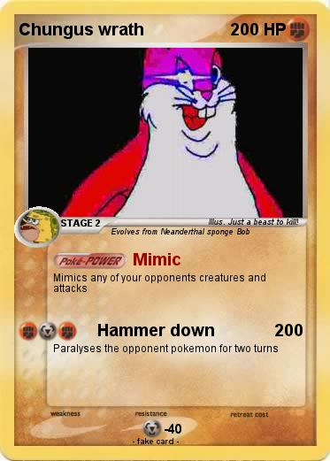 Pokemon Chungus wrath