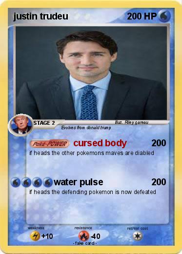 Pokemon justin trudeu