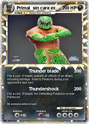 Pokemon Primal  sin cara ex