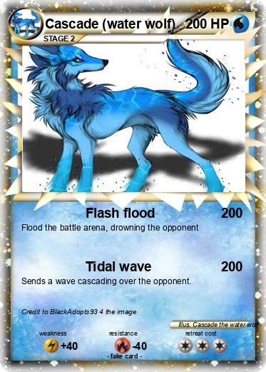 Pokemon Cascade (water wolf)
