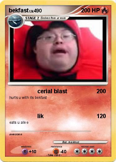 Pokemon bekfast