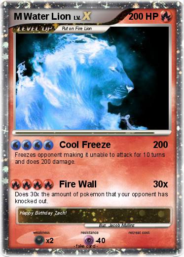 Pokemon M Water Lion