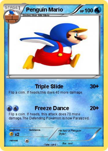 Pokemon Penguin Mario