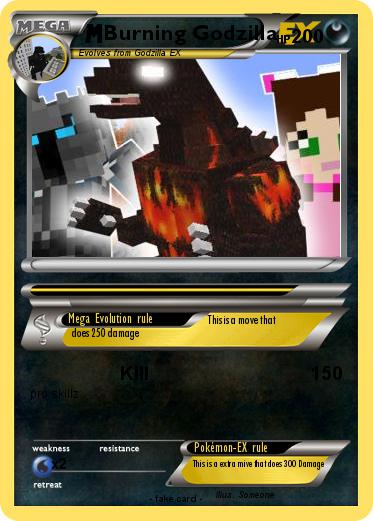 Pokemon Burning Godzilla