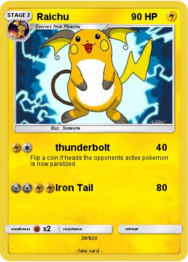 Pokemon Raichu