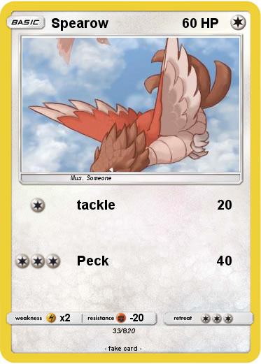 Pokemon Spearow