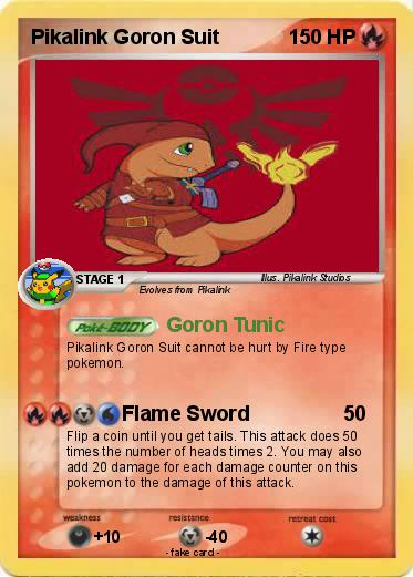 Pokemon Pikalink Goron Suit