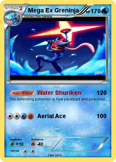 Pokemon Mega Ex Greninja