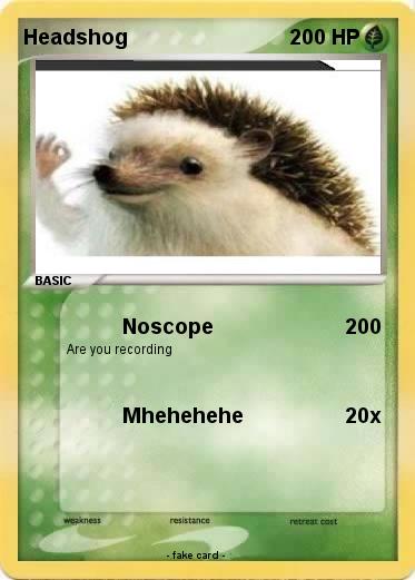 Pokemon Headshog