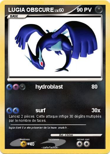 Pokemon LUGIA OBSCURE