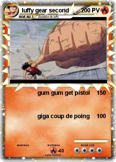 Pokemon luffy gear second