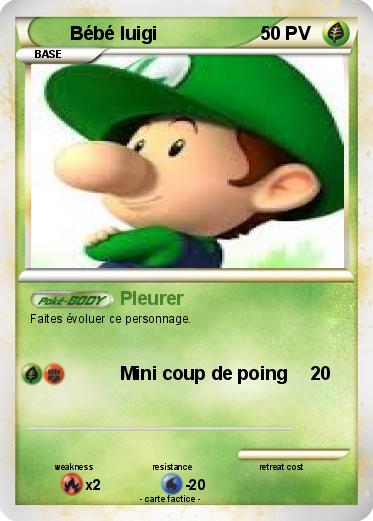 Pokemon Bébé luigi